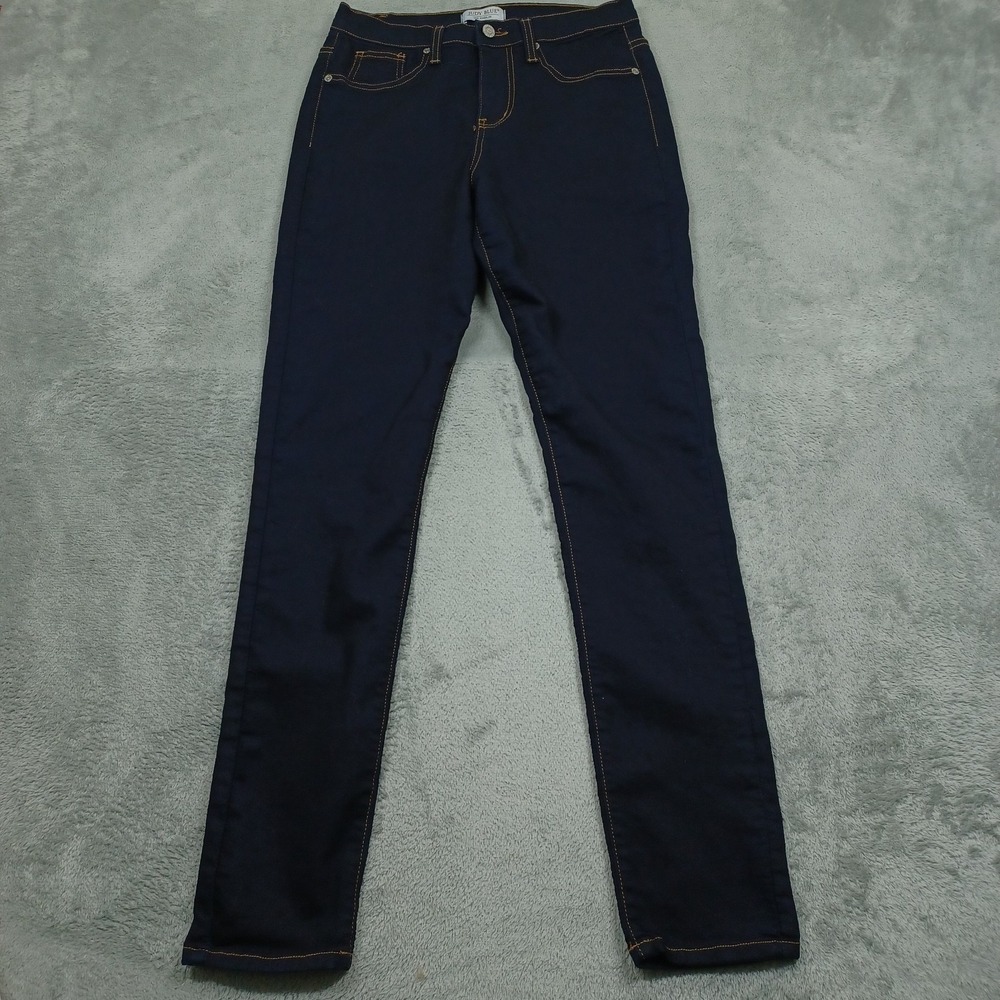 Judy Blue Jeans Womens 29 Blue Denim Skinny Distressed Stretch Preppy